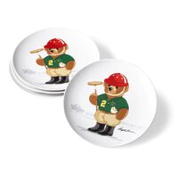 Haven Polo Bear S/4 Dessert Plate Haven Polo Bear S/4 Dessert Plate, small
